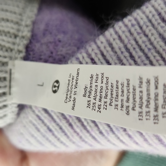 Lululemon Alpaca Wool-Blend V-Neck Sweater - Picture 9 of 9